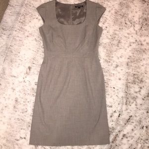 Gianni Bini Gray Cap Sleeve Dress